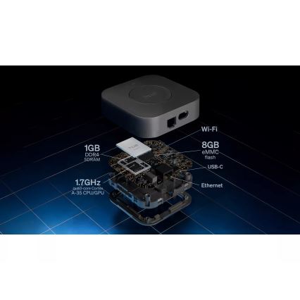 Philips - Hue BRIDGE PRO -silta, musta