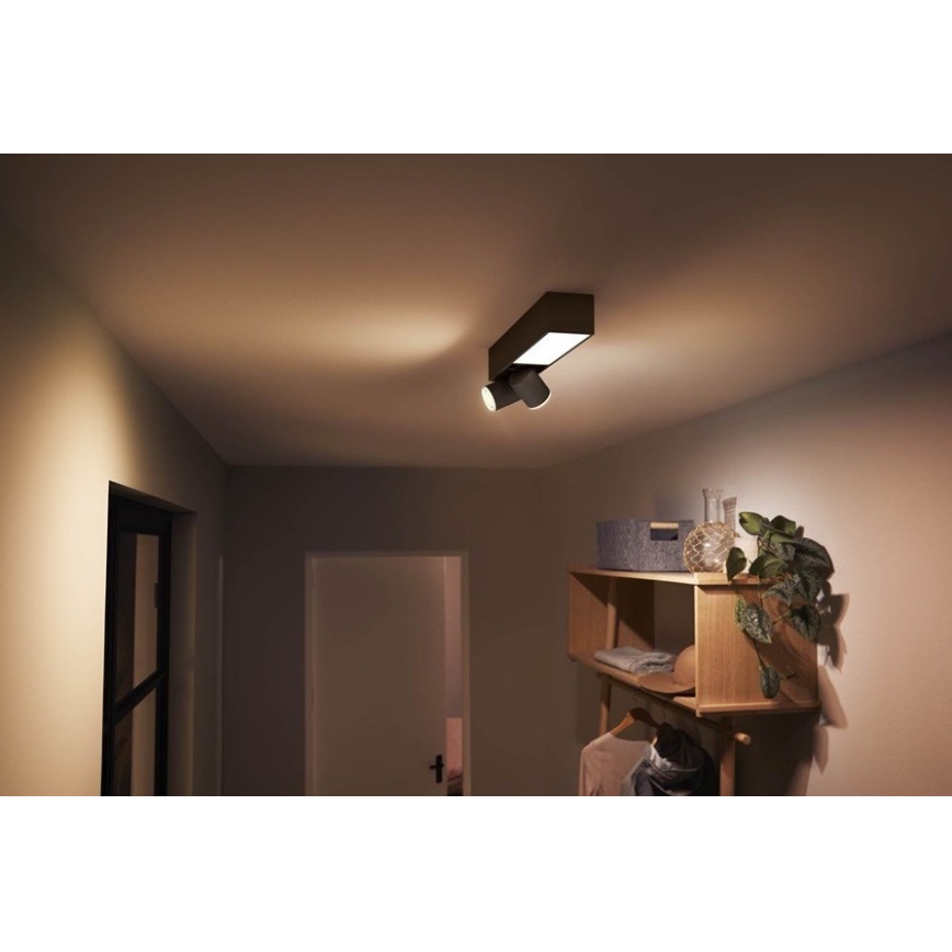 Philips - LED RGBW himmennettävä Hue CENTRIS kohdevalaisin LED/11W/230V + 2xGU10/5,7W