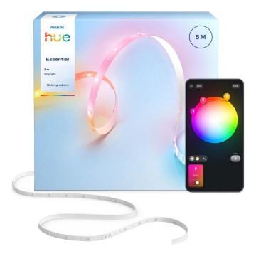 Philips Hue ESSENTIAL RGBW - himmennettävä LED-nauha 5 m, 15,3 W, 230 V, 2200–6500 K