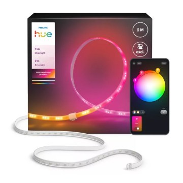 Philips - Hue FLUX 2m laajennussarja himmennettävälle RGBW-LED-nauhalle LED/19,5W/24V 2200-6500K