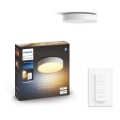 Philips - Hue LED himmennettävä kattovalaisin LED/9,6W/230V 2200–6500K Ø 261 mm valkoinen + kaukosäädin