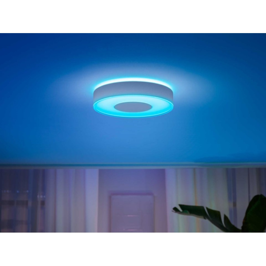 Philips -LED RGB himmennettävä kattovalaisin Hue INFUSE LED/33,5W/230V 2000-6500K halkaisija 381 mm valkoinen