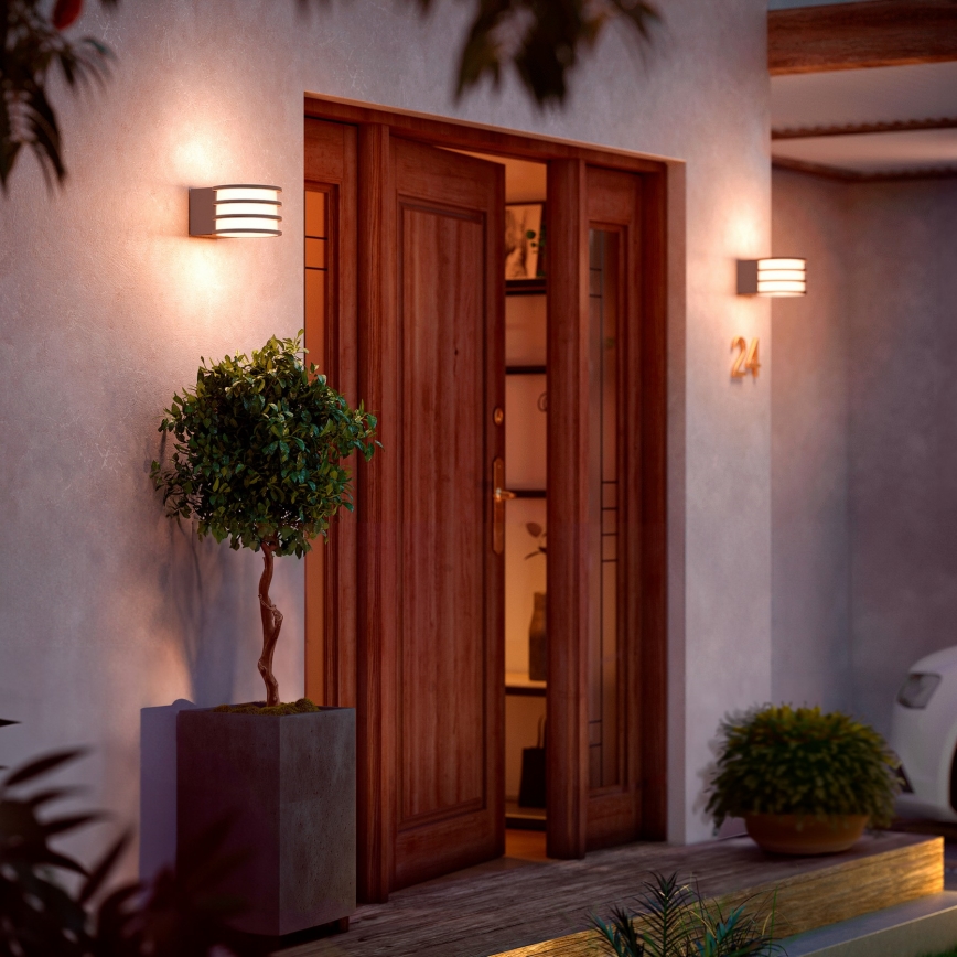 Philips Hue LUCCA RGB-LED himmennettävä ulkoseinävalaisin 1xE27/8,1W/230V 1000-20000K IP44