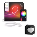 Philips - Hue NEON 5m RGBW himmennettävä ulkokäyttöinen LED-nauha LED/30W/230V 2200-6500K IP67 + liiketunnistin