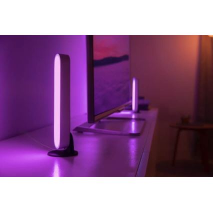 Philips - Laajennussarja LED RGB -himmennettävä pöytälamppu Hue PLAY LED/6W/230V valkoinen