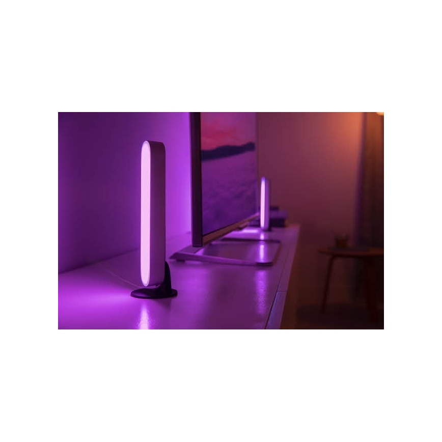 Philips - Laajennussarja LED RGB -himmennettävä pöytälamppu Hue PLAY LED/6W/230V valkoinen