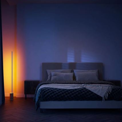 Philips - LED RGBW himmennettävä lattiavalaisin Hue SIGNE LED/29W/230V 2000-6500K beige