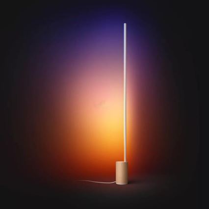 Philips - LED RGBW himmennettävä lattiavalaisin Hue SIGNE LED/29W/230V 2000-6500K beige