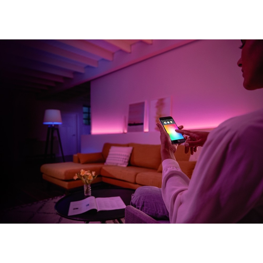 Philips Hue White and Color Ambiance -aloituspaketti 2xE27/9W/230V 2000-6500K + Hue Bridge