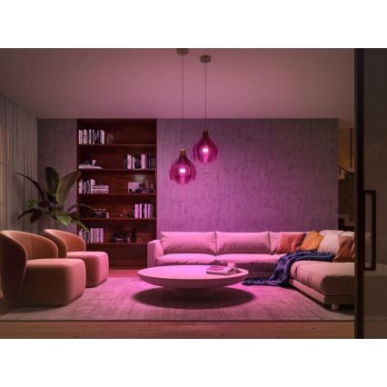 Philips Hue White and Color Ambiance -aloituspaketti 2xE27/9W/230V 2000-6500K + Hue Bridge