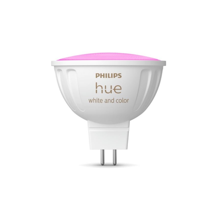 LED RGBW himmennettävä lamppu Philips Hue White And Color Ambiance GU5,3/MR16/6,3W/12V 2000-6500K