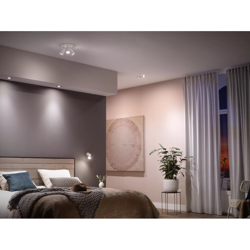 Setti 4x himmennettäviä Philips Hue WHITE AMBIANCE GU10/4,2W/230V 2200-6500K LED-lamppuja