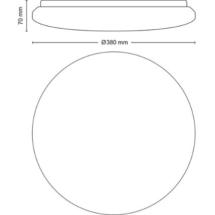 Philips - LED himmennettävä kattovalaisin LED/24W/230V 2700-6500K + kaukosäädin