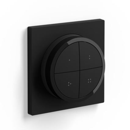 Philips - Kauko-ohjain katkaisimella Hue TAP 1xCR2032 musta