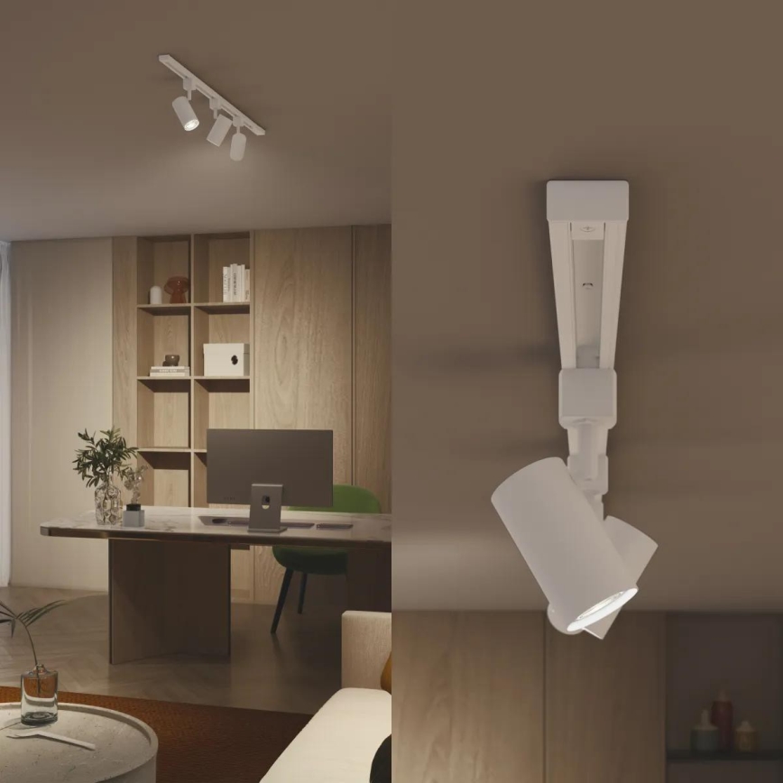 Philips - Kohdevalaisin EASYLINK-kiskojärjestelmään 3xGU10/7W/230V 1m valkoinen