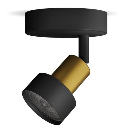 Philips - Kohdevalo CONDUIT 1xGU10/5W/230V musta/messinki