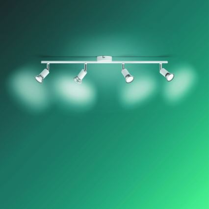 Philips - Kohdevalo 4xGU10/50W/230V valkoinen