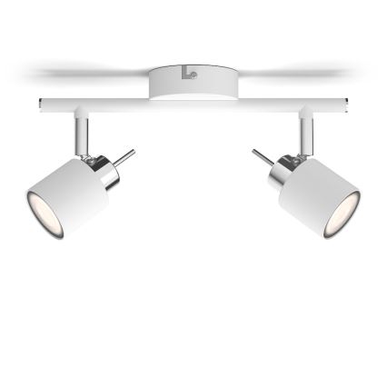 Philips - Kohdevalo 2xGU10/35W/230V valkoinen