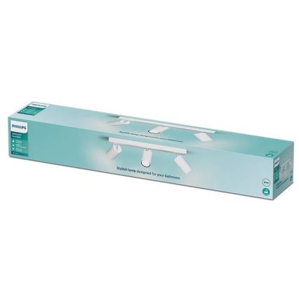 Philips - Kylpyhuoneen kohdevalo IDRIS 3xGU10/5W/230V IP44 valkoinen