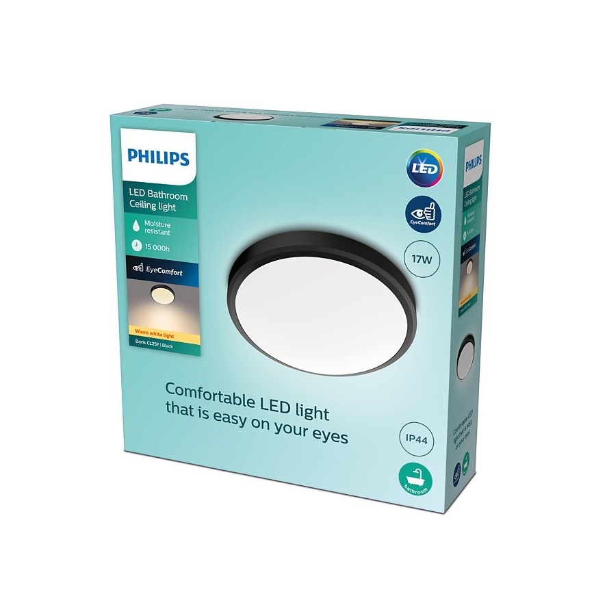 Philips - kylpyhuoneen LED-kattovalaisin DORIS LED / 17W / 230V IP44