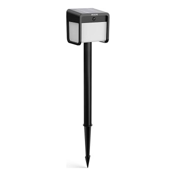 Philips - LED aurinkokäyttöinen lamppu liiketunnistimella ja hämäräkytkimellä EZRA LED/1,8W/3,7V 2600 mAh 3000K IP44