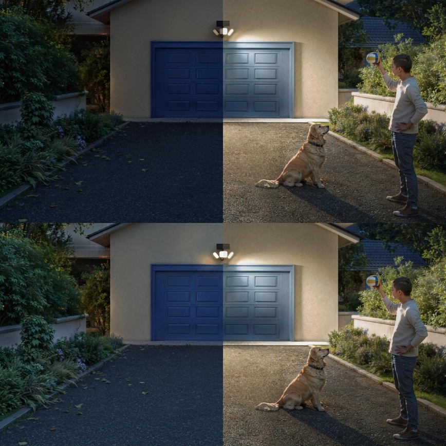 Philips - LED-aurinkokäyttöinen seinävalaisin sensorilla ZYREN LED/24,5W/3,7V 2600 mAh 3000K IP65