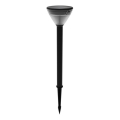 Philips - LED-aurinkovalaisin anturilla KYNA LED/3,8W/3,7V 800 mAh 2700K IP44 musta