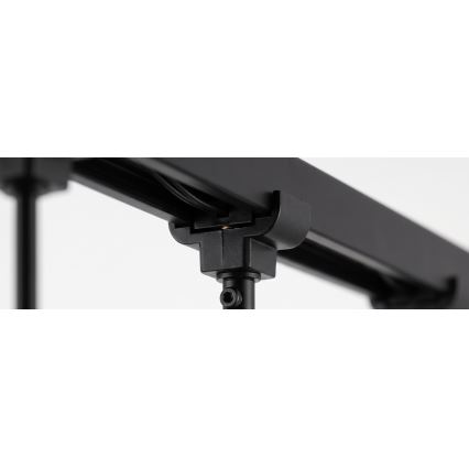 Philips - LED RGBW himmennettävä kaapelikiinnitteinen riippuvalaisin kiskojärjestelmään EASYLINK HUE 3xGU10/4,7W/230V 2200-6500K 1m musta + Hue bridge