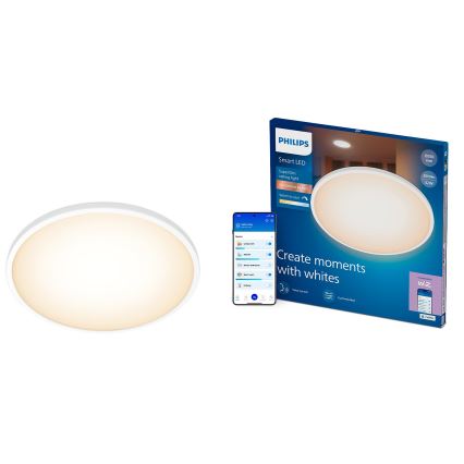 Philips - SUPERSLIM himmennettävä LED-kattovalaisin LED/32W/230V 2700-6500K Wi-Fi