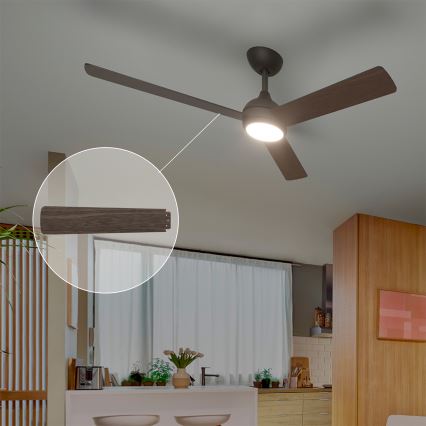 Philips - LED-himmennettävä kattotuuletin CIVX LED/24W/230V + kaukosäädin