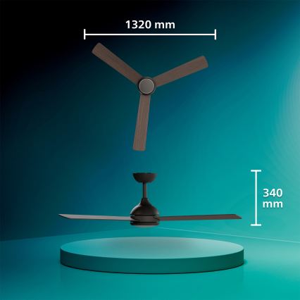 Philips - LED-himmennettävä kattotuuletin CIVX LED/24W/230V + kaukosäädin
