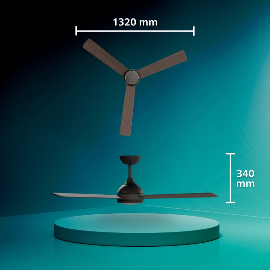 Philips - LED-himmennettävä kattotuuletin CIVX LED/24W/230V + kaukosäädin