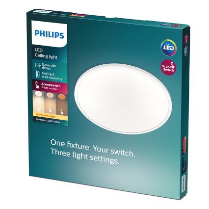 Philips - himmennettävä LED-kattovalaisin LED/15W/230V 2700K