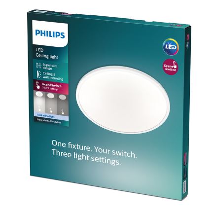Philips - LED-himmennettävä kattovalaisin LED/18W/230V 4000K