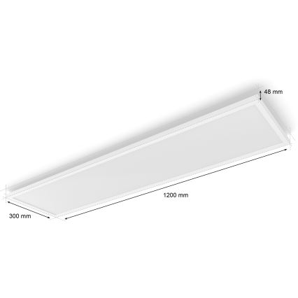 Philips - LED Himmennettävä kattovalaisin Hue AURELLE LED/39W/230V 2200-6500K 120x30 cm valkoinen
