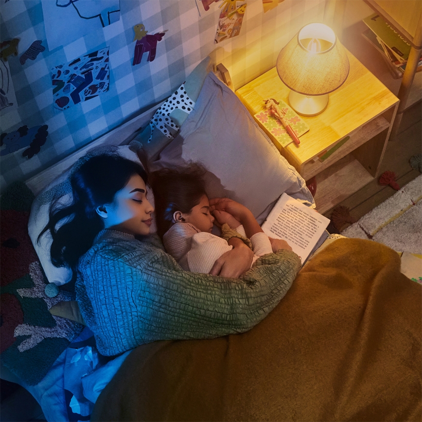 Philips - LED Himennettävä kattovalaisin tuulettimella BLISS LED/35W/230V musta + kaukosäädin
