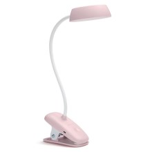 Philips - LED Himmennettävä lamppu pidikkeellä DONUTCLIP LED/3W/5V CRI 90 pinkki