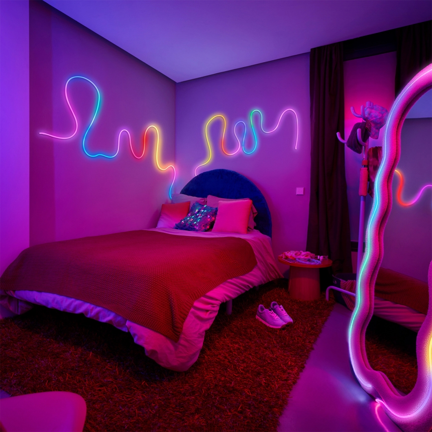Philips - LED RGBIC himennettävä nauha SMART NEON FLEX 10m LED/45W/230V 2700-6500K Wi-Fi