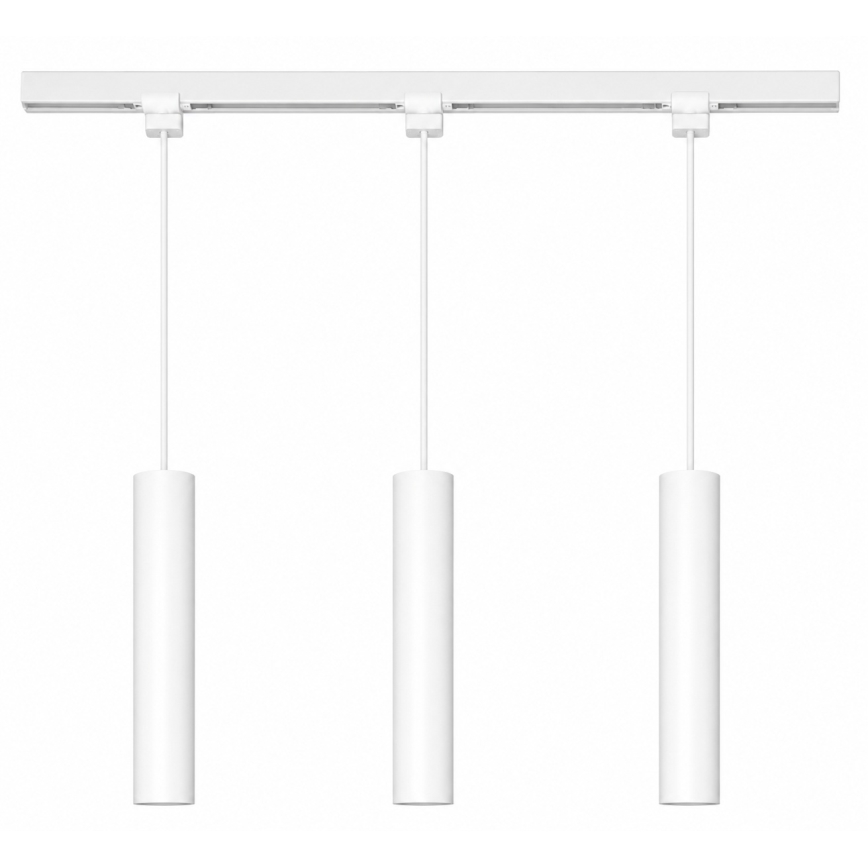 Philips - LED RGBW himmennettävä riippuvalaisin vaijerilla EASYLINK HUE -kiskojärjestelmään 3xGU10/4,7W/230V 2200-6500K 1m valkoinen + Hue bridge
