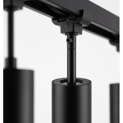 Philips - himennettävä LED-riippuvalaisin vaijerilla EASYLINK-kiskojärjestelmään 3xGU10/6,2W/230V 2200-2700K 1m musta