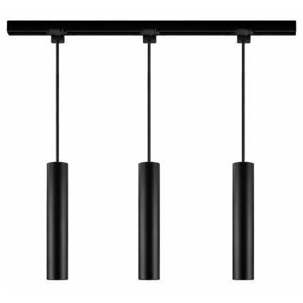 Philips - himennettävä LED-riippuvalaisin vaijerilla EASYLINK-kiskojärjestelmään 3xGU10/7W/230V 2200-2700K 1m musta