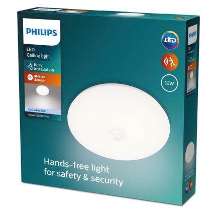Philips - LED-kattovalaisin anturilla LED/16W/230V 4000K