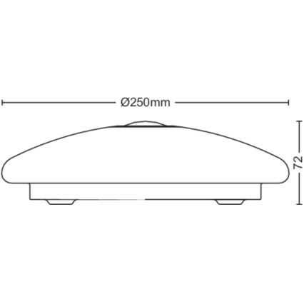 Philips - LED Kattovalaisin anturilla MAUVE LED/6W/230V