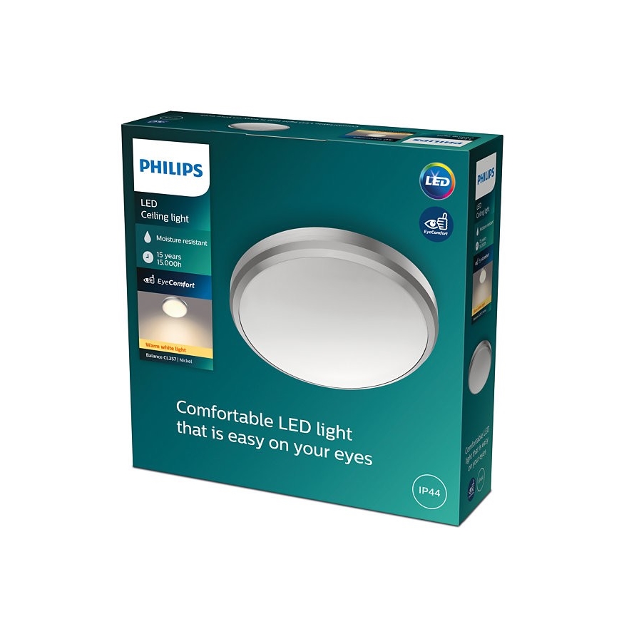 Philips - LED-kattovalaisin BALANCE LED / 6W / 230V IP44