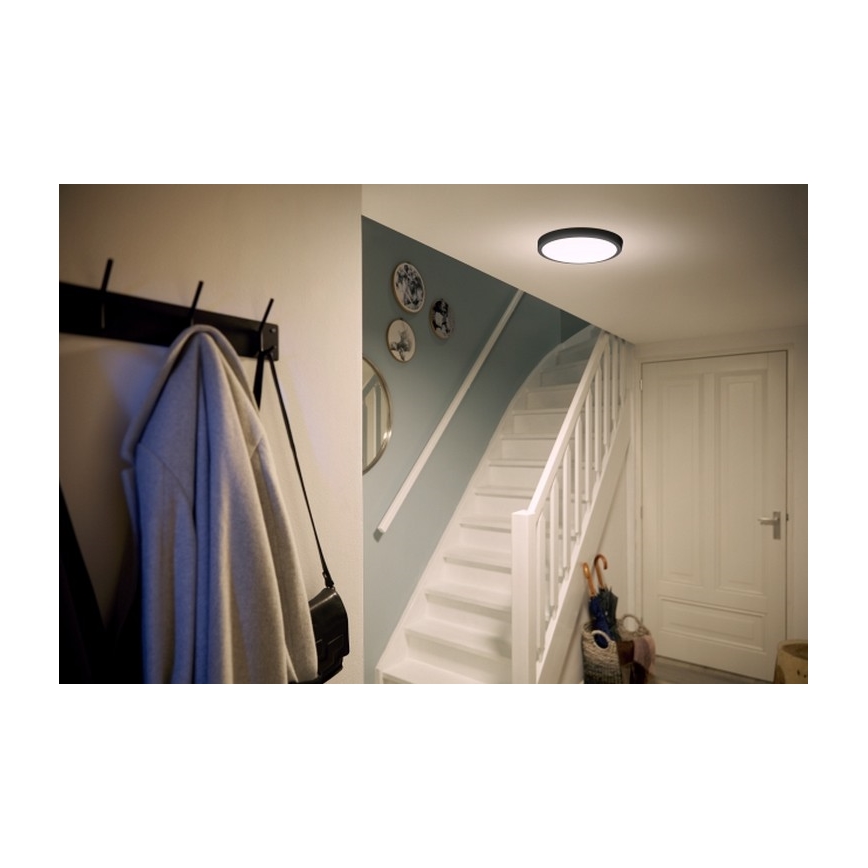 Philips - LED-kattovalaisin MAGNEOS LED / 12W / 230V 2700K musta