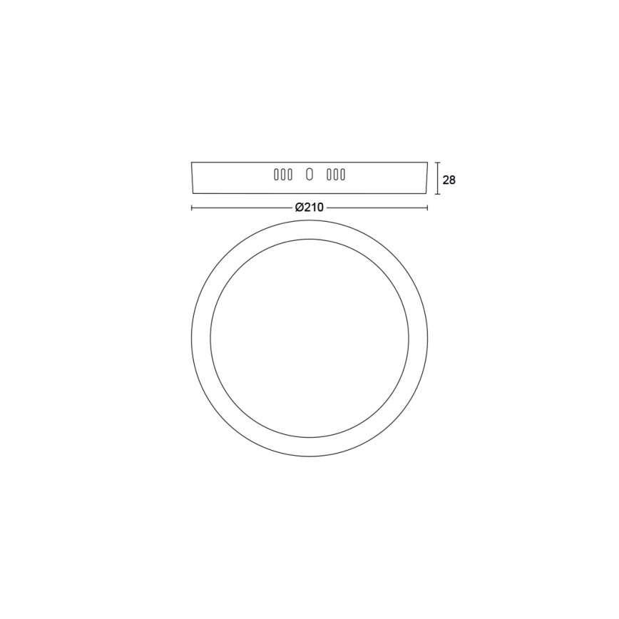 Philips - LED-kattovalaisin MAGNEOS LED / 12W / 230V 2700K musta