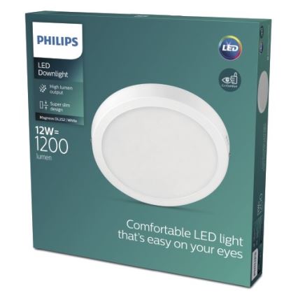 Philips - LED-kattovalaisin MAGNEOS LED / 12W / 230V 2700K valkoinen