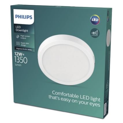 Philips - LED-kattovalaisin MAGNEOS LED / 12W / 230V 4000K valkoinen