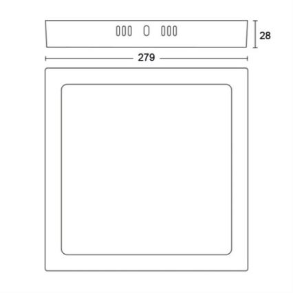 Philips - LED-kattovalaisin MAGNEOS LED / 20W / 230V 2700K valkoinen
