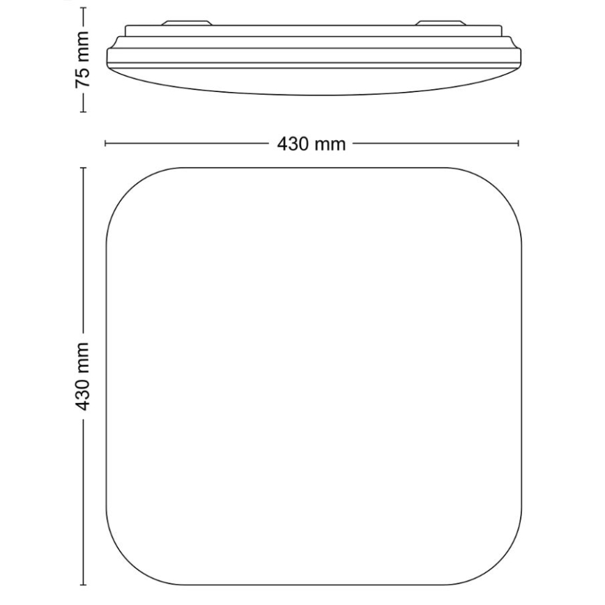 Philips - LED-kattovalaisin LED/24W/230V 4000K